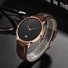 CL026  Black Rose Gold Build Brand Your Own Watch Custom Design OEM Logo Printed Watch Men Wrist Calendar Minimalist Watch 3