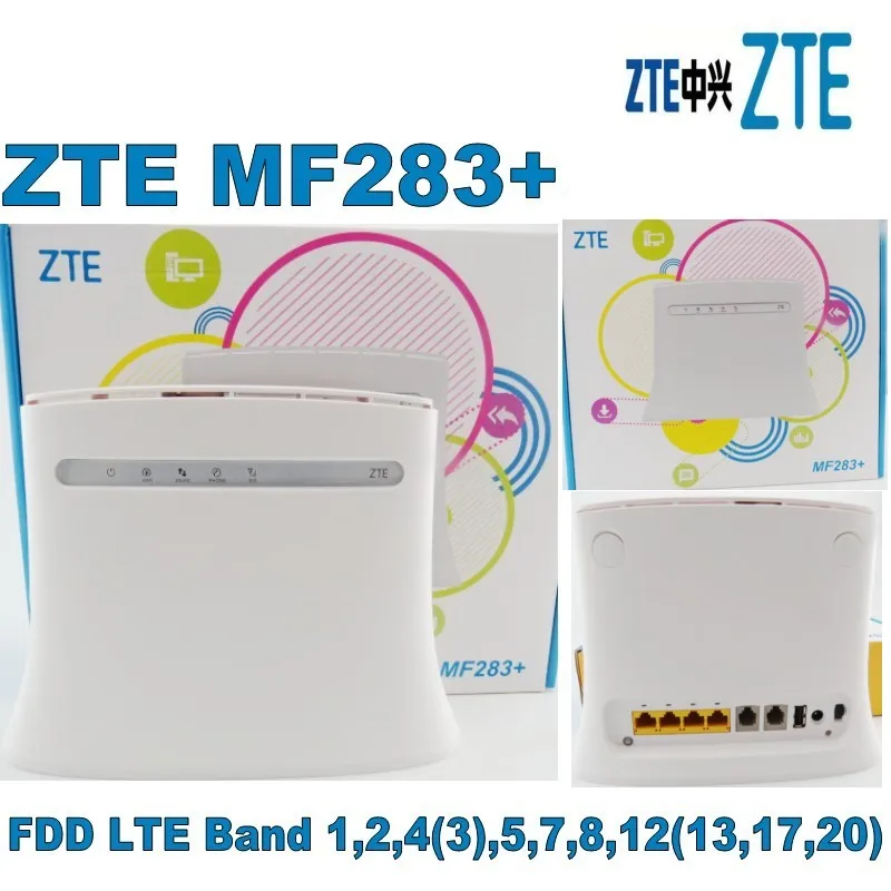 it's useless evening bilayer Zte Mf283+ Lte/4g Wireless Wi-fi Router Hotspot- 100 Mbps White+2pcs 4g  White Antenna - Mobile Wi-fi - AliExpress