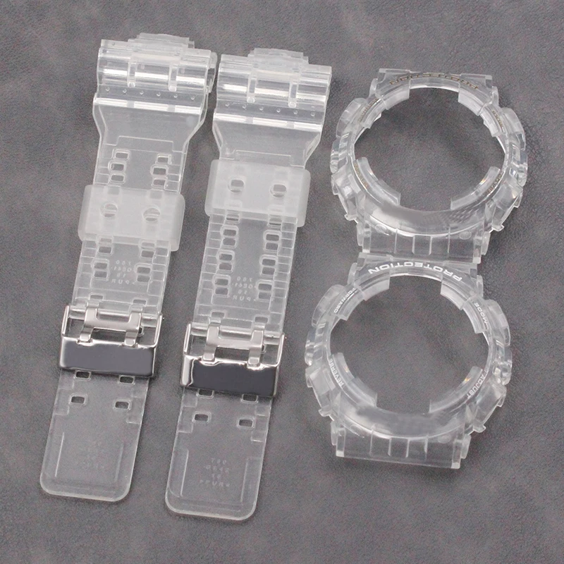 Аксессуары для часов прозрачный чехол из смолы для Casio GA110 серии GA-110 100 120 GD120 GA-100C мужской и женский ремень для часов
