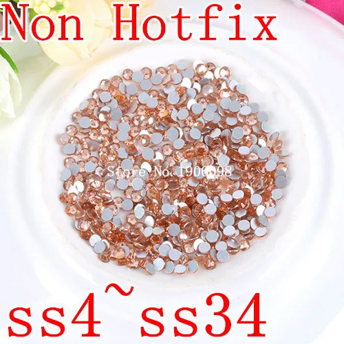 

Light Peach Color 2028 Flat Back Non Hotfix Rhinestones Silver Foiled Back SS4 SS5 SS6 SS10 SS12 SS16 SS20 S30 SS34
