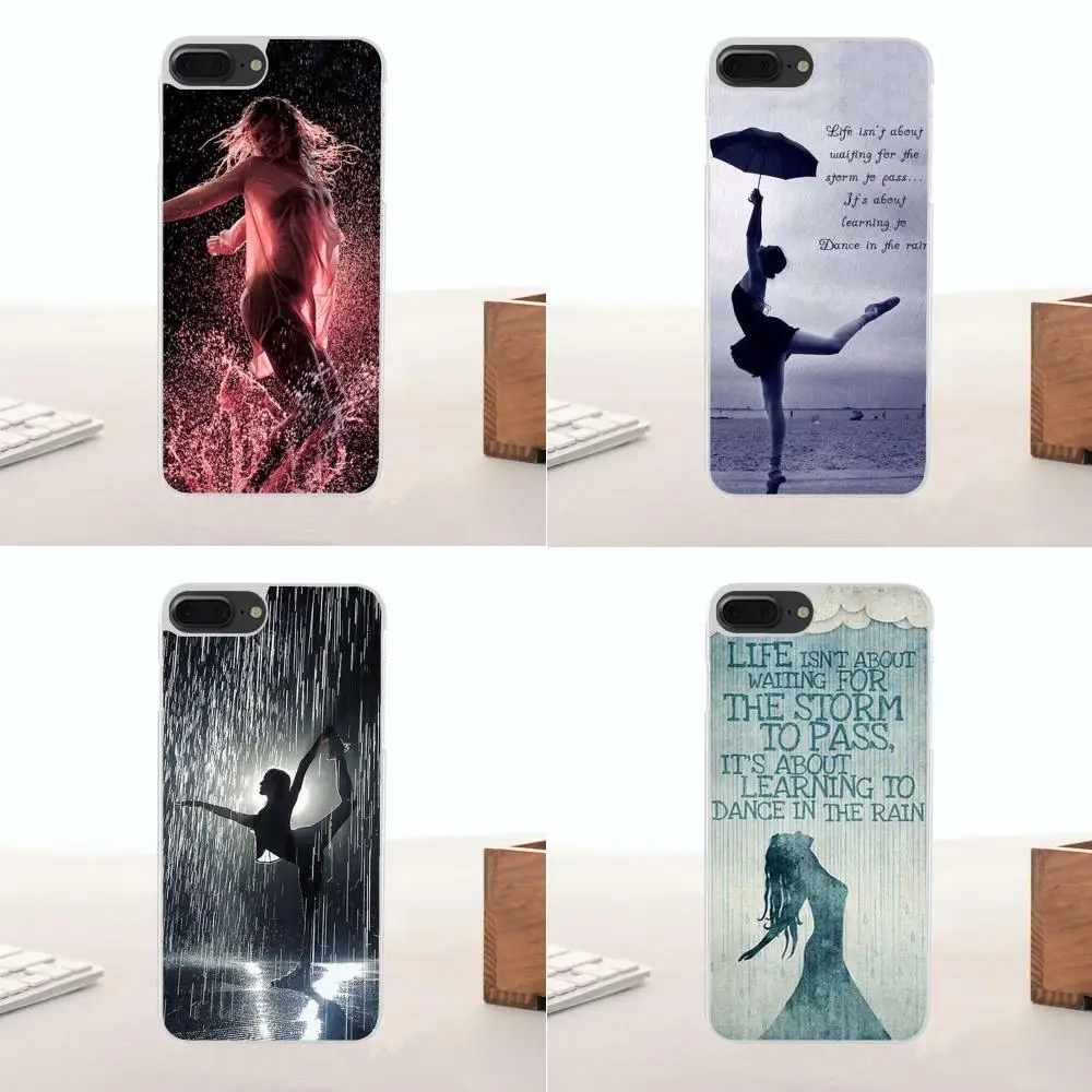 Мягкий Новый стиль Bixedx для Apple iPhone 4 4S 5 5C SE 6 6S 7 8 Plus X Dance In The Rain Life | Мобильные