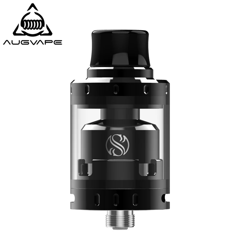 Augvape Merlin Mini RTA tank атомайзер 2 мл 24 мм с одной двойной катушкой палуба Топ