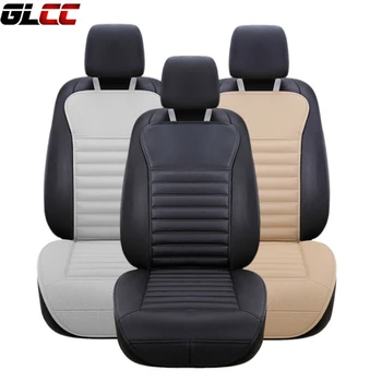 

GLCC PU Leather Car Seat Cover Breathable Auto Seat Cushion Interior Accessories Universal Front Seats Covers Car Styling