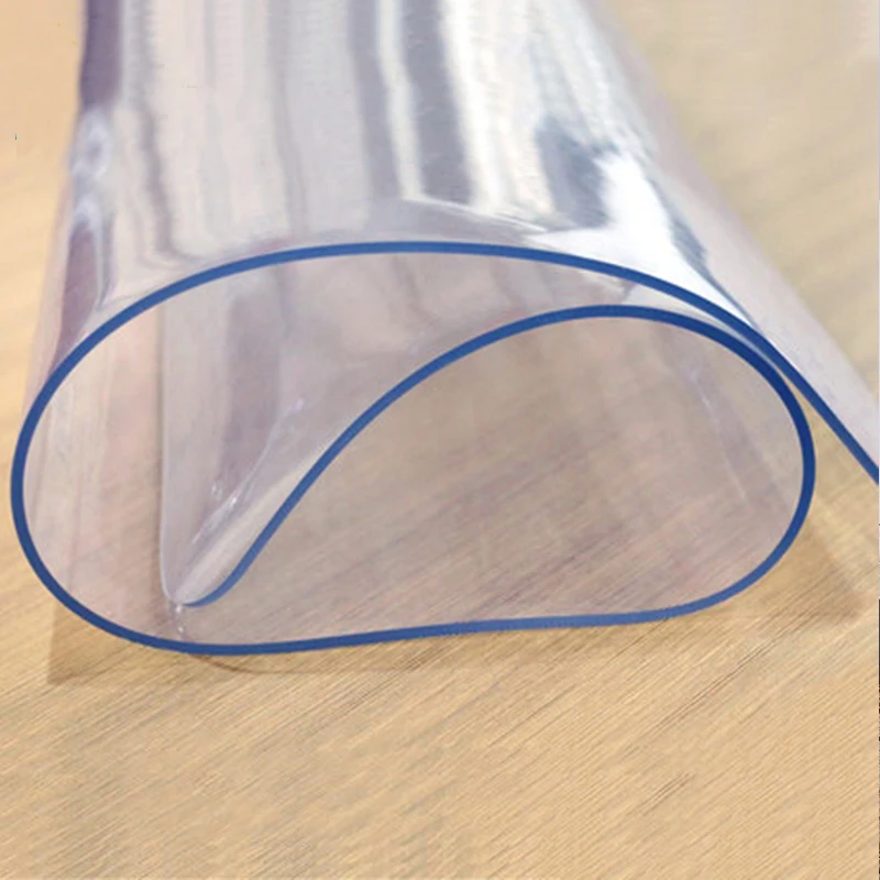 Прозрачный коврик для стола из мягкого стекла 1,5 мм ПВХ пластиковая Водонепроницаемая скатерть маслостойкая салфетка термостойкая скатерть для обеденного стола