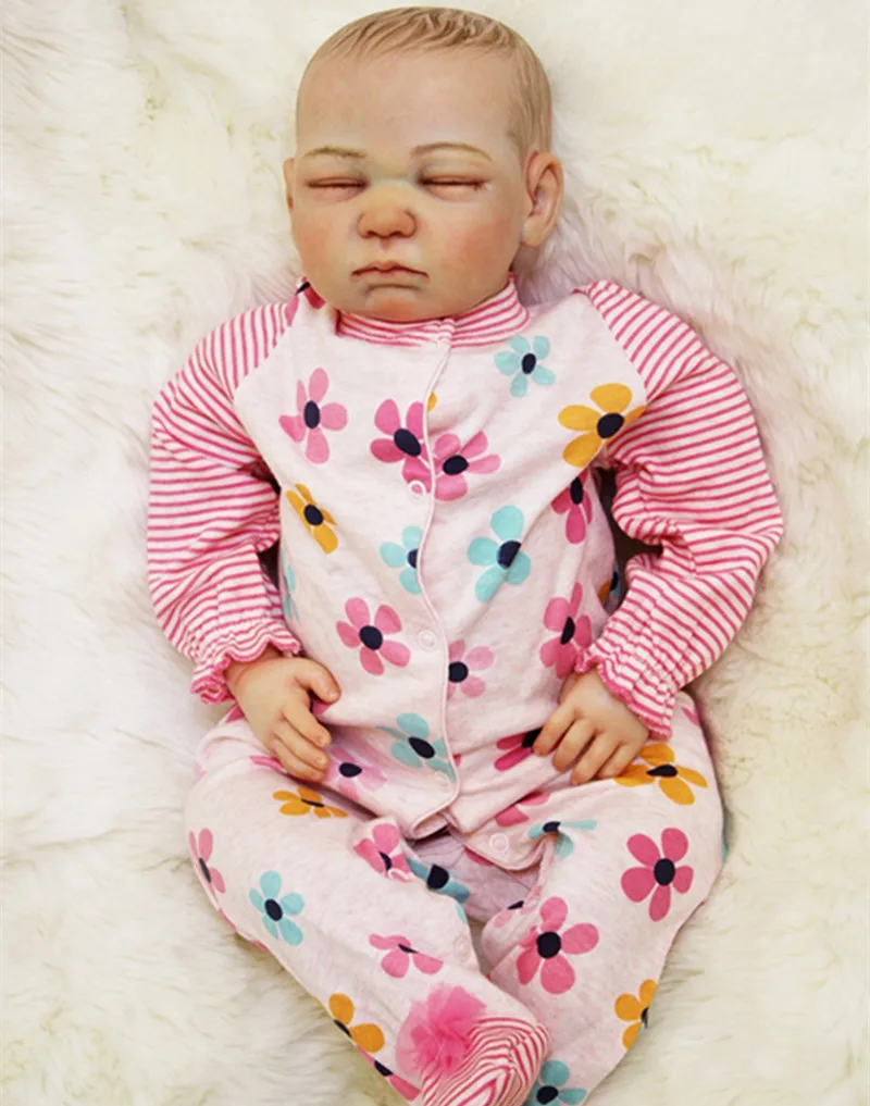 Lifelike Baby Reborn Doll Real Looking Baby Doll,vivid Silicone Reborn Dolls 50 Cm/20 Inch Kids