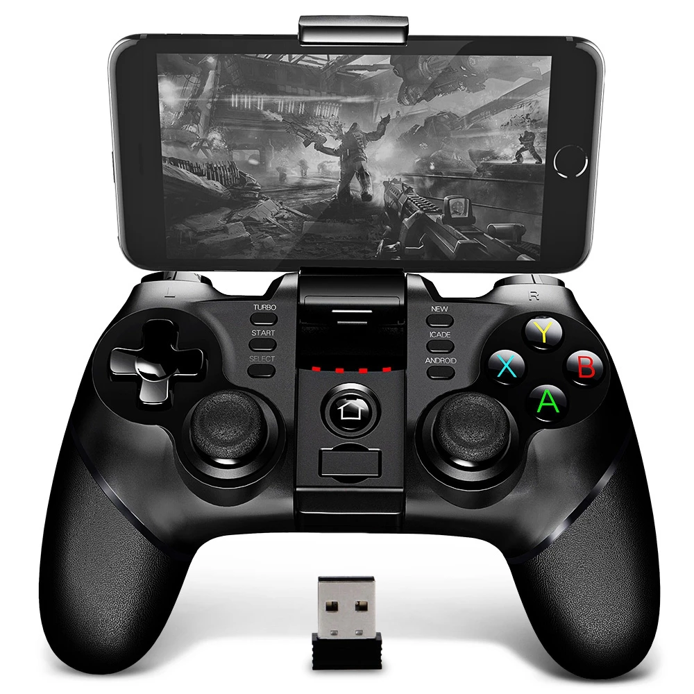 

Ipega 9076 Bluetooth Wireless Gamepad With 2.4G Wireless Bluetooth Receiver Support For Android ps3 Game Console Player