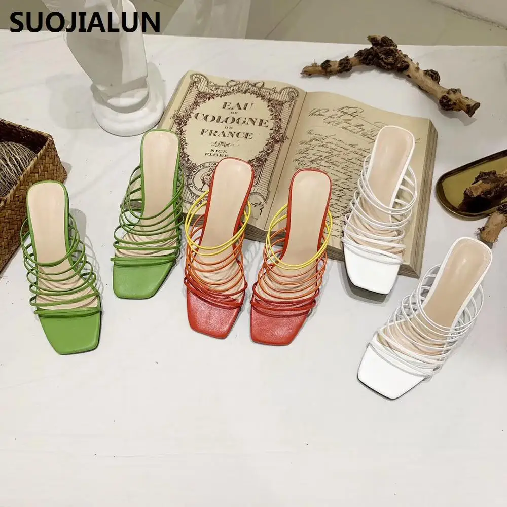 

Women Shoes Sandals Transparent High Heels Sandals Slippers Fashion Party Luxury Summer Open Toe Shoes Roman gladiator Slides