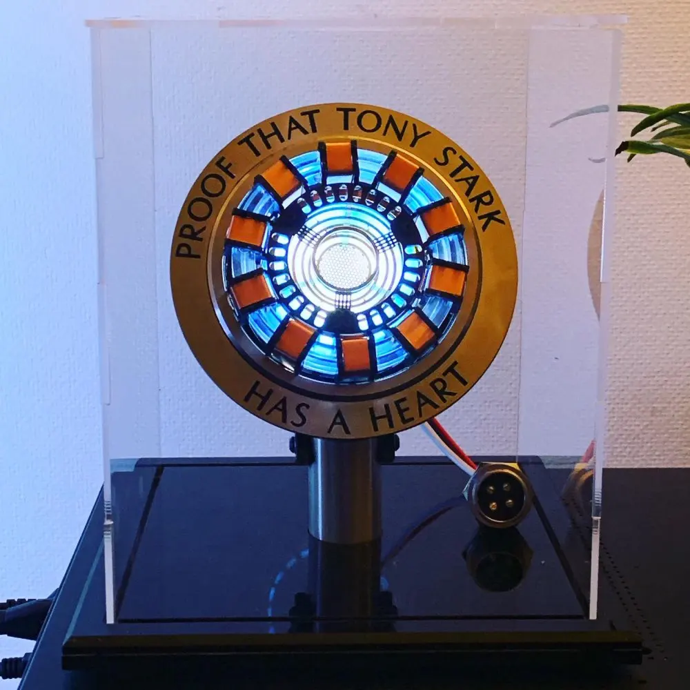 

1:1 Iron Man Arc Reactor display stand (for MK1 MK2 diameter 8CM core) card insert does not require glue bonding yourself SD402