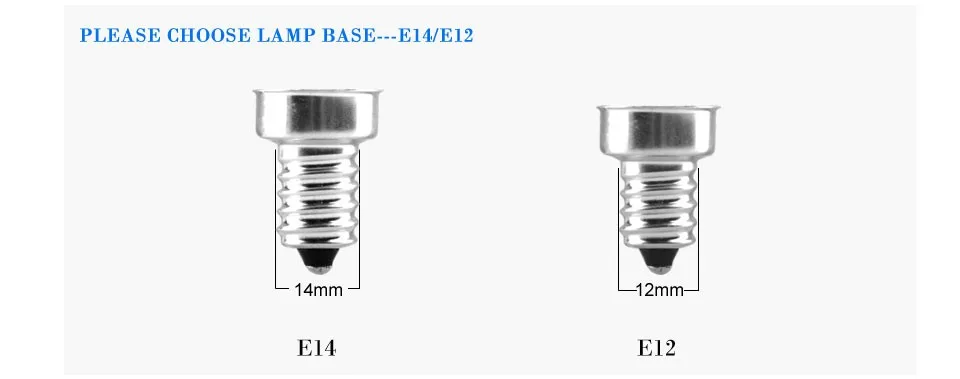 E14 E12 Edison Bulb Led Filament Light Bulb 09