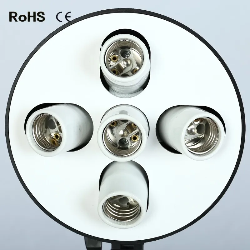 Photography Studio 5 in 1 Standard E27 Bulb Holder Base Socket