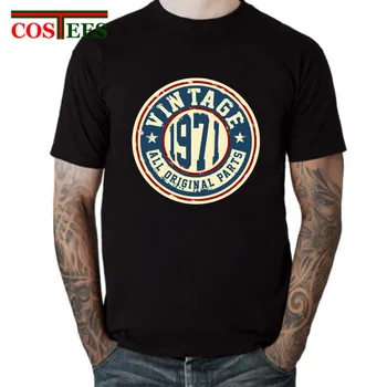 

Vintage 1971 All Original Part T shirt Father's day T-shirt 48 year old Birthday tshirt Retro Thanksgiving Classic 70's Clothing