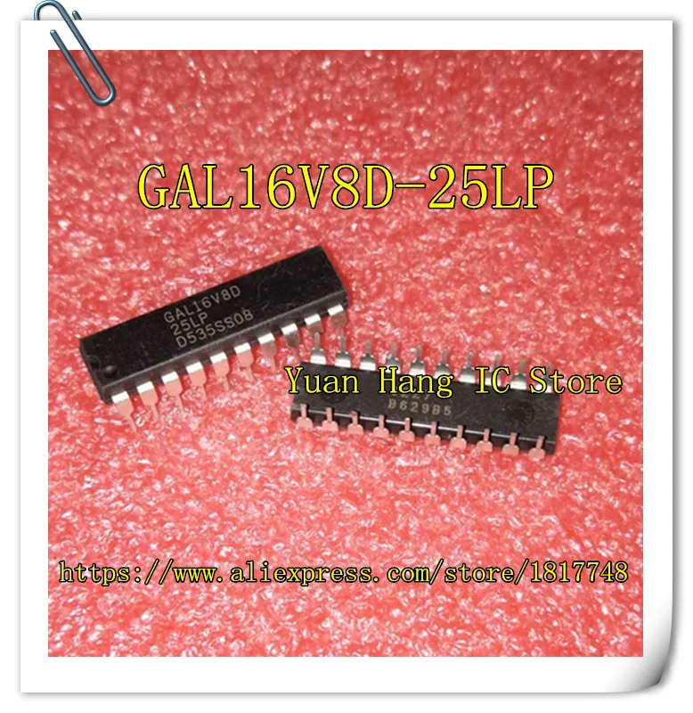 

10pcs/lot GAL16V8D-25LP GAL16V8D 25LP GAL16V8D DIP-20