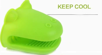 

Free Shipping+Wholesale Silicone Frog Pot Holder Silicone Oven Heat Insulation Glove,100pcs/lot