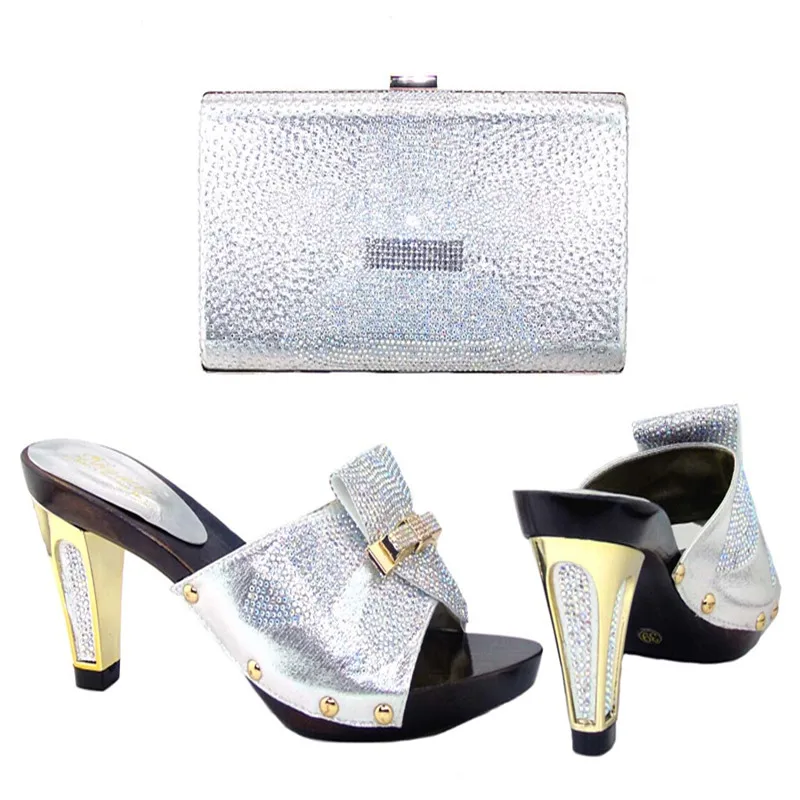 

2017 New Arrival High Qulity African High Heel Shoes And Bags Set Hot Selling Italian Matching Shoe And Bag Set TYS17-30