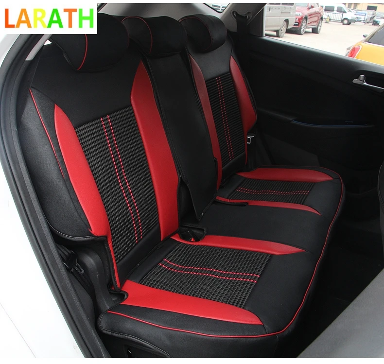 Для Hyundai Tucson 2015 2018 полный набор сиденья из искусственной кожи Рукоделие спереди и