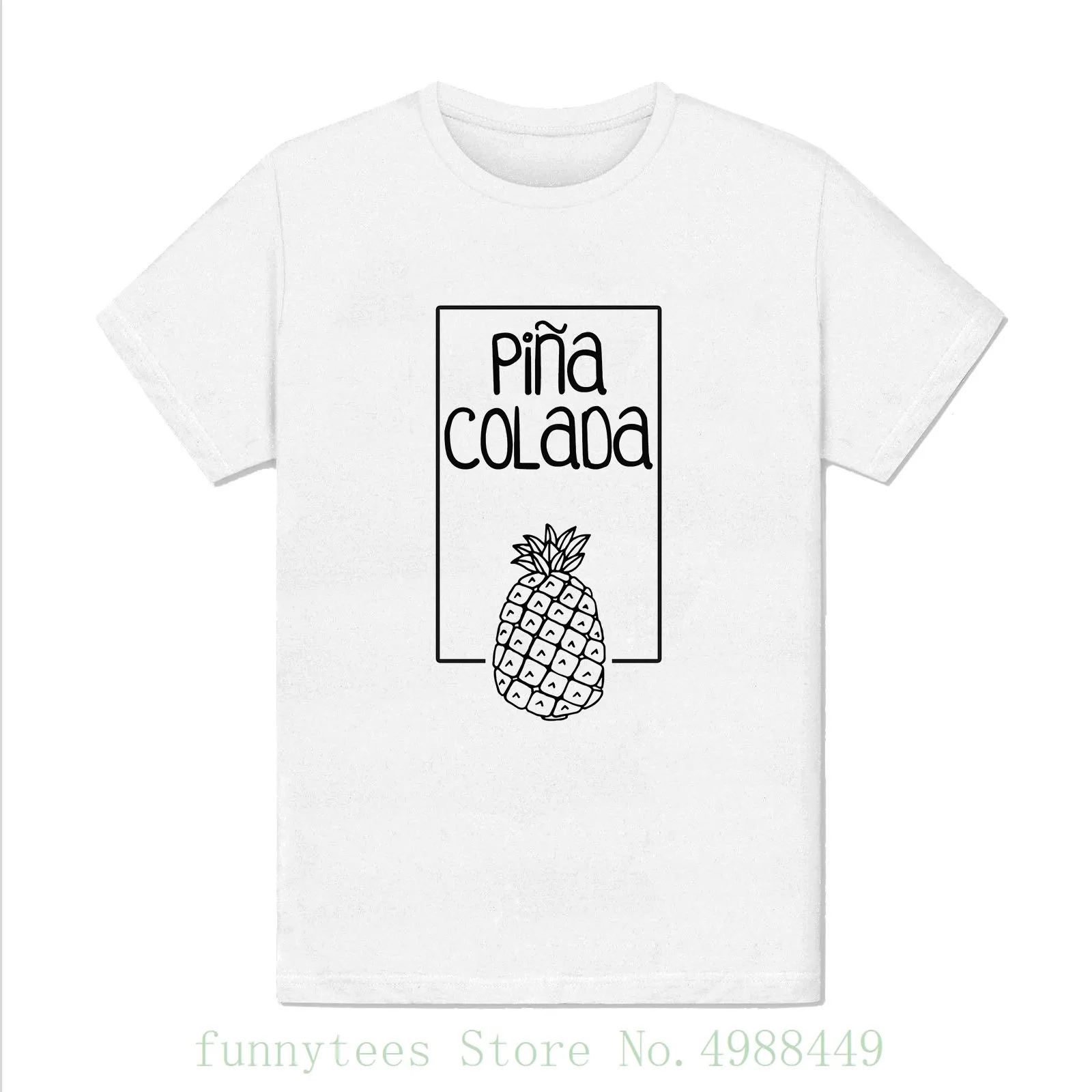 Футболка Homme-Pina Colada-Cocktail Fruit Ananasdesign Mode Paris France брендовый стиль с короткими рукавами