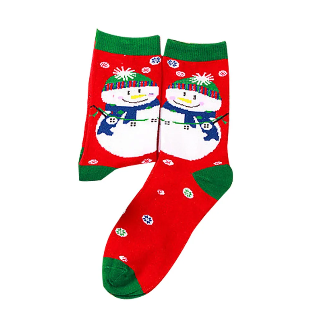 new socks women Christmas print Comfortable Cotton Cartoon Cute kawaii