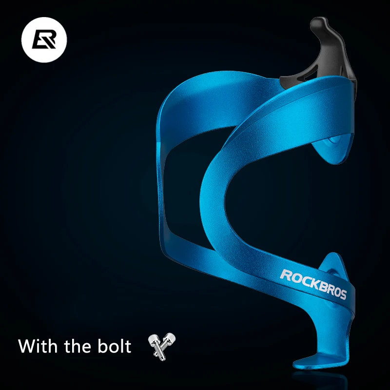 

ROCKBROS Bicycle Cycling Bottle Holder Aluminium Alloy Adjustable Water Bottle Cage Mountain Ultralight Handle Mount Accessories