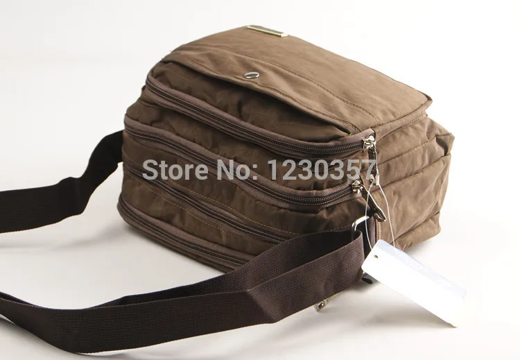 

24*19CM nylon material Man black high quality messenger bag small casual bag