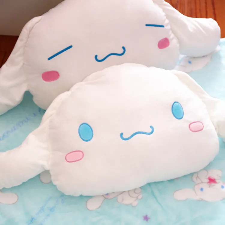 1pc 145cm cinnamoroll funny white dog plush doll coral fleece rest office cushion blanket stuffed font