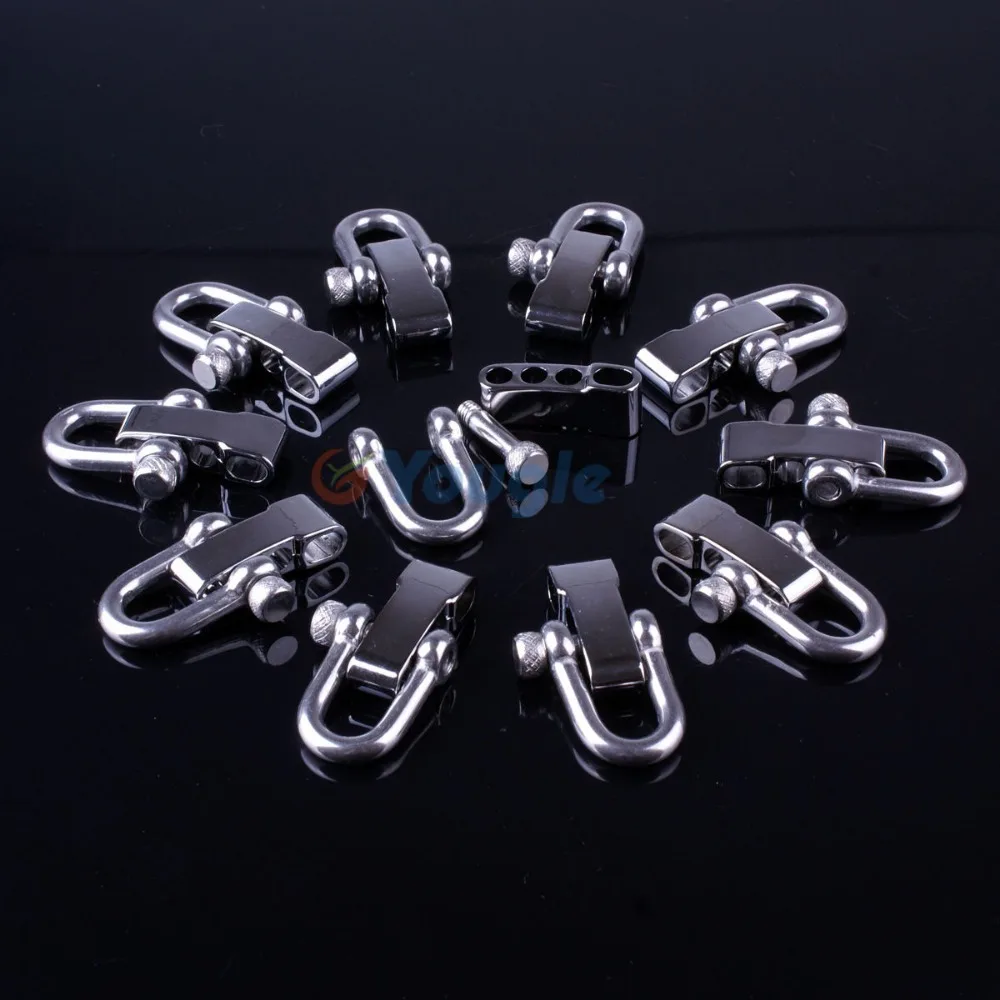 10 Packs/lot Stainless Steel Adjustable PARACORD PARACHUTE