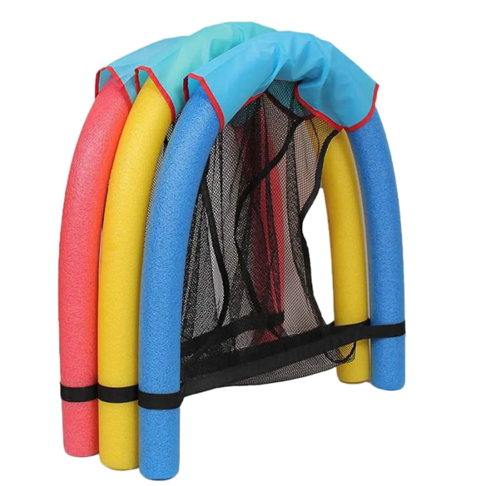 Inflatable Floating Pool Noodle Net Sling Mesh Float Chair Net for Swimming Pool Party Kids Adult DIY Bed Seat Water Relaxation