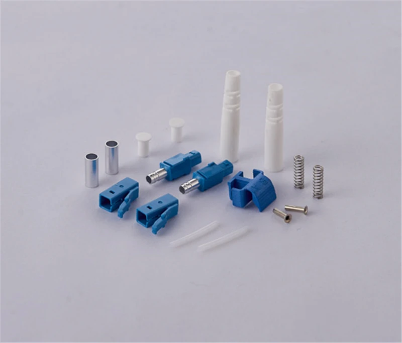200PCS-LC-fiber-Duplex-connector-KITS-with-ferrule-Unassembled-APC-SM ...