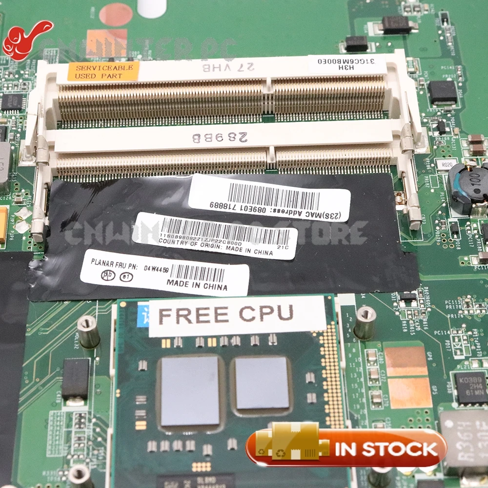 NOKOTION FRU 04W4459 DAGC6AMB8H0 الرئيسي مجلس لينوفو ثينك باد إيدج 15 E50 اللوحة المحمول HM55 DDR3 شحن وحدة المعالجة المركزية