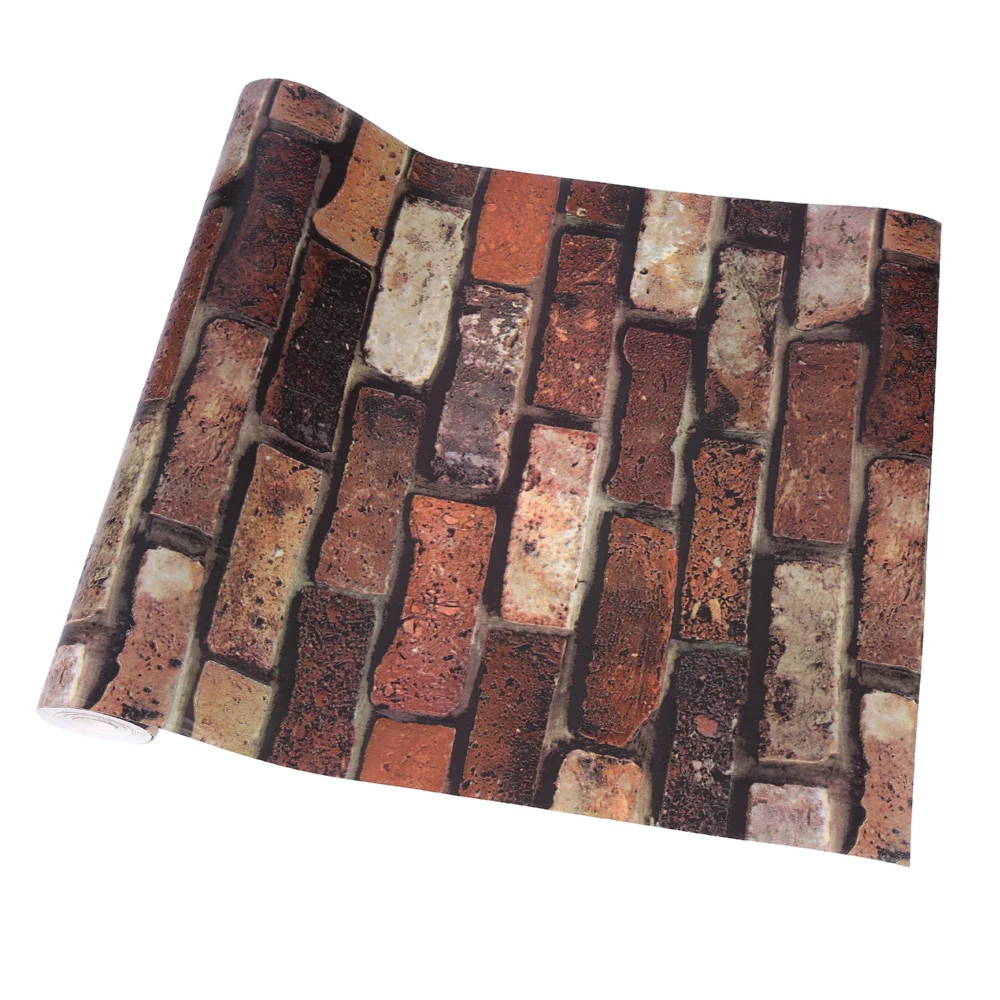 3D Wall Paper Stone Brick Retro Faux Brick Pattern Wallpaper Home 3D Wall Paper Stone Brick Retro Faux Brick Pattern Wallpaper Home