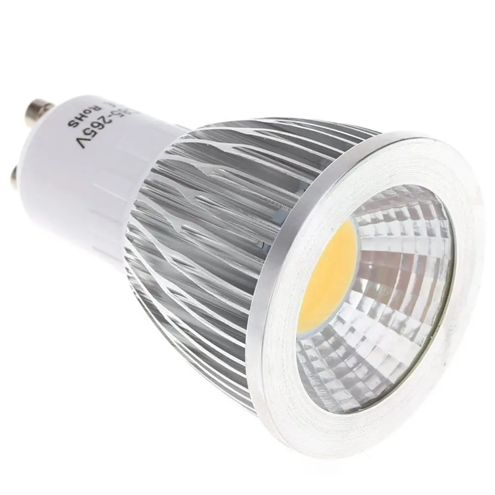 GU10 cob диммируемая Светодиодная лампа E27 E14 прожектор 3 Вт 5 Вт 7 Вт 10 Вт e27 mr16 теплый белый 2700 к 3000 К дневной свет белая галогенная лампа реальной мощности