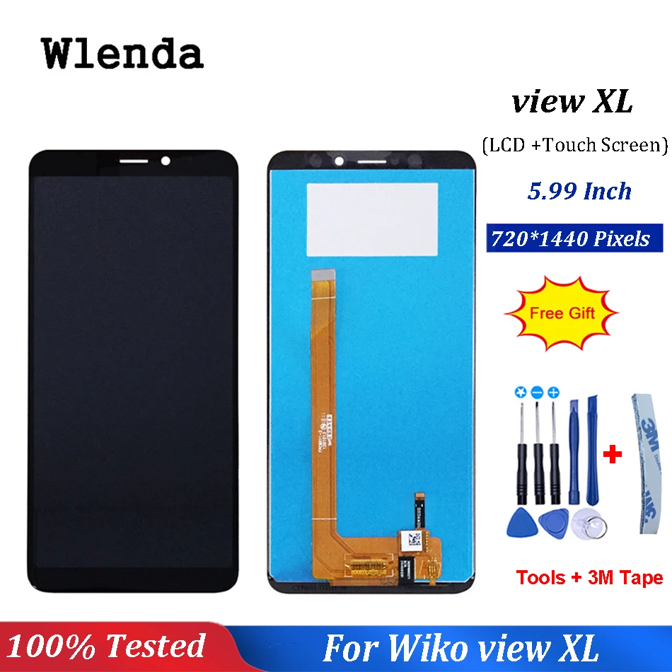 ЖК-дисплей 5 99 дюйма для Wiko View XL + сенсорный экран в сборе view xl ЖК-дигитайзер