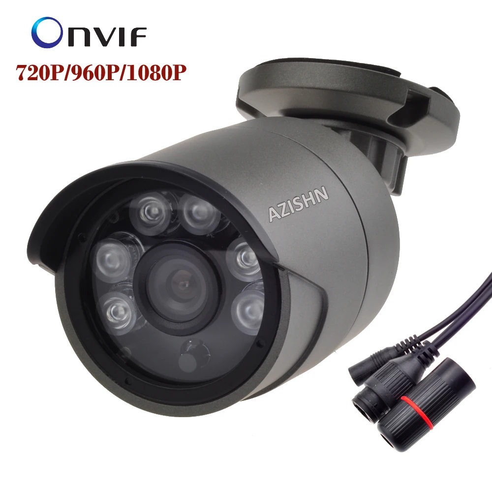 Surveillance IP Camera 720P/960P/1080P 6pcs ARRAY LED P2P ONVIF Waterproof Outdoor Metal IP66 Security CCTV Camera camera : image Surveillance IP Camera 720P/960P/1080P 6pcs ARRAY LED P2P ONVIF Waterproof Outdoor Metal IP66 Security CCTV Camera camera