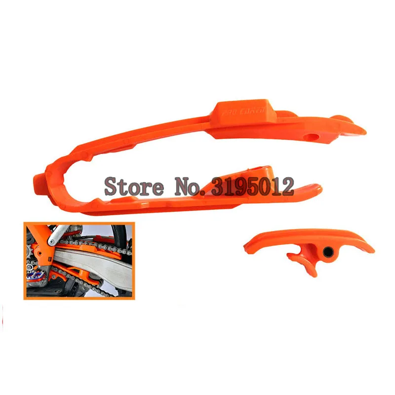 Оранжевая цепочка слайдер скольжение маятник руководство для KTM SX SXF SMR XC XCF 125 150 200 250 350 450 525 2011
