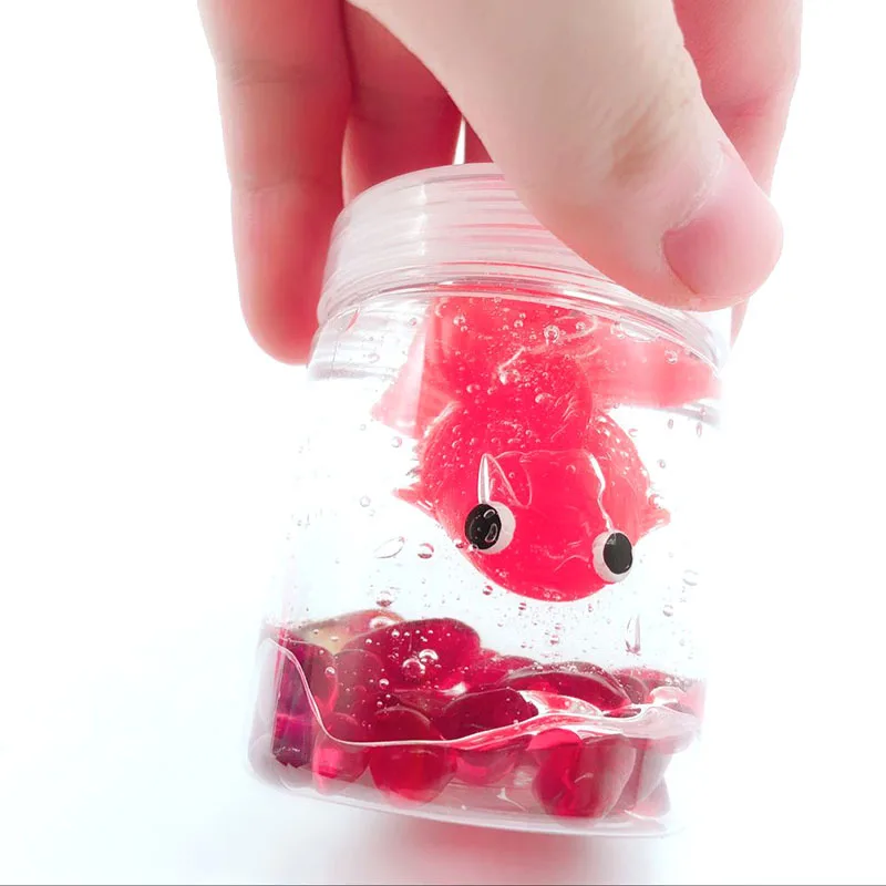 

100g Cute Fish Slime Fluffy Kids Anti-stress Toys Plasticine Clay Slime Box Mud Kid Intelligent Toys Sludge Lizun Toy