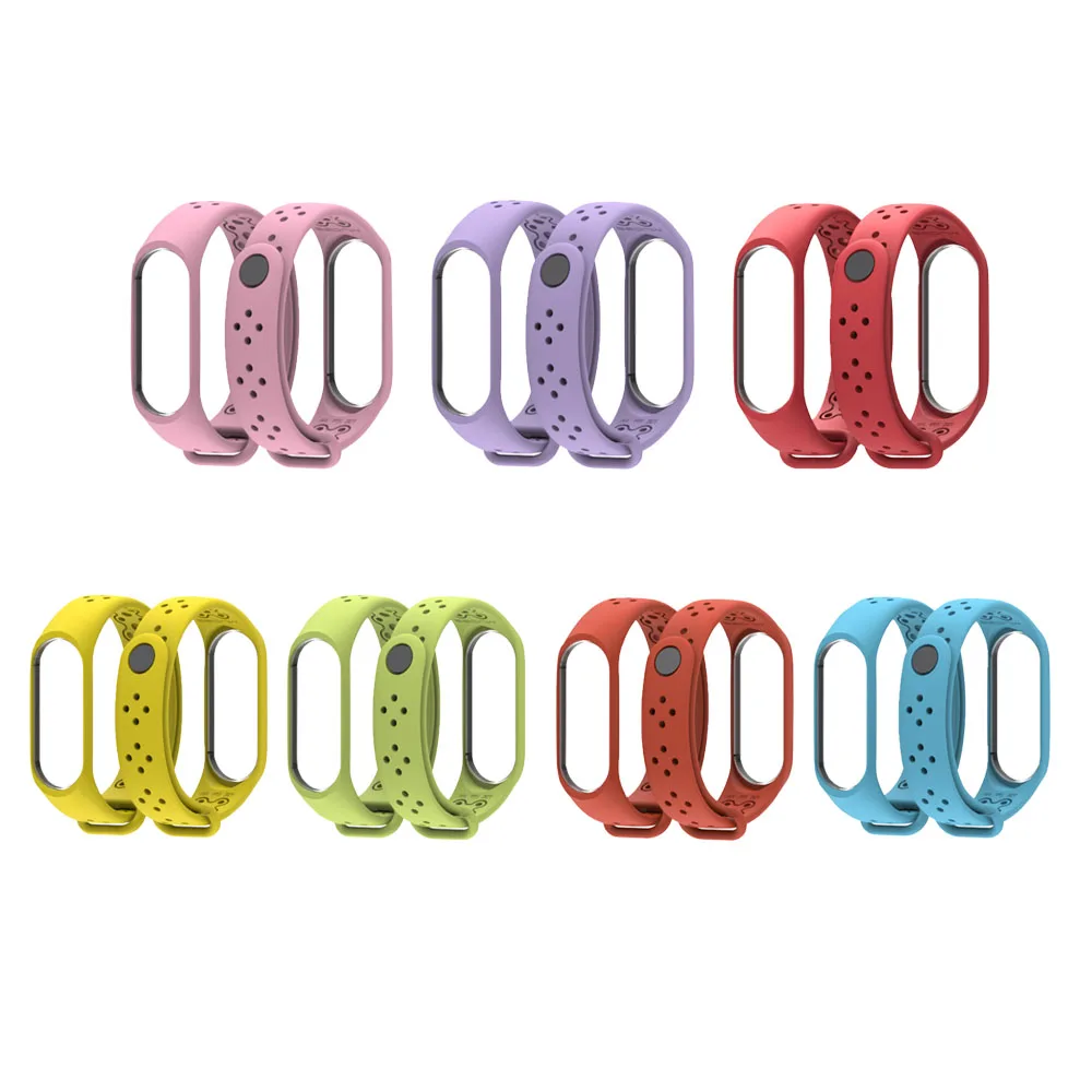 Ремешок Mijobs спортивный для Xiaomi Mi Band 4/3 силиконовый ремешок Band4/3 браслет наручных