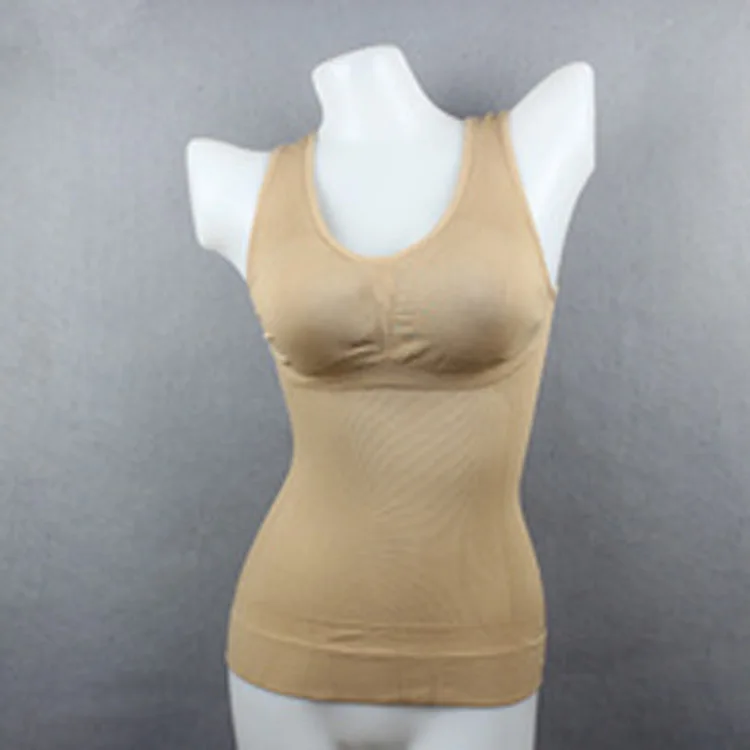  2019 Shaper Slim Up Lift Plus Size Bra Cami Tank Top Women Body Shaper Removable Shaper Underwear S