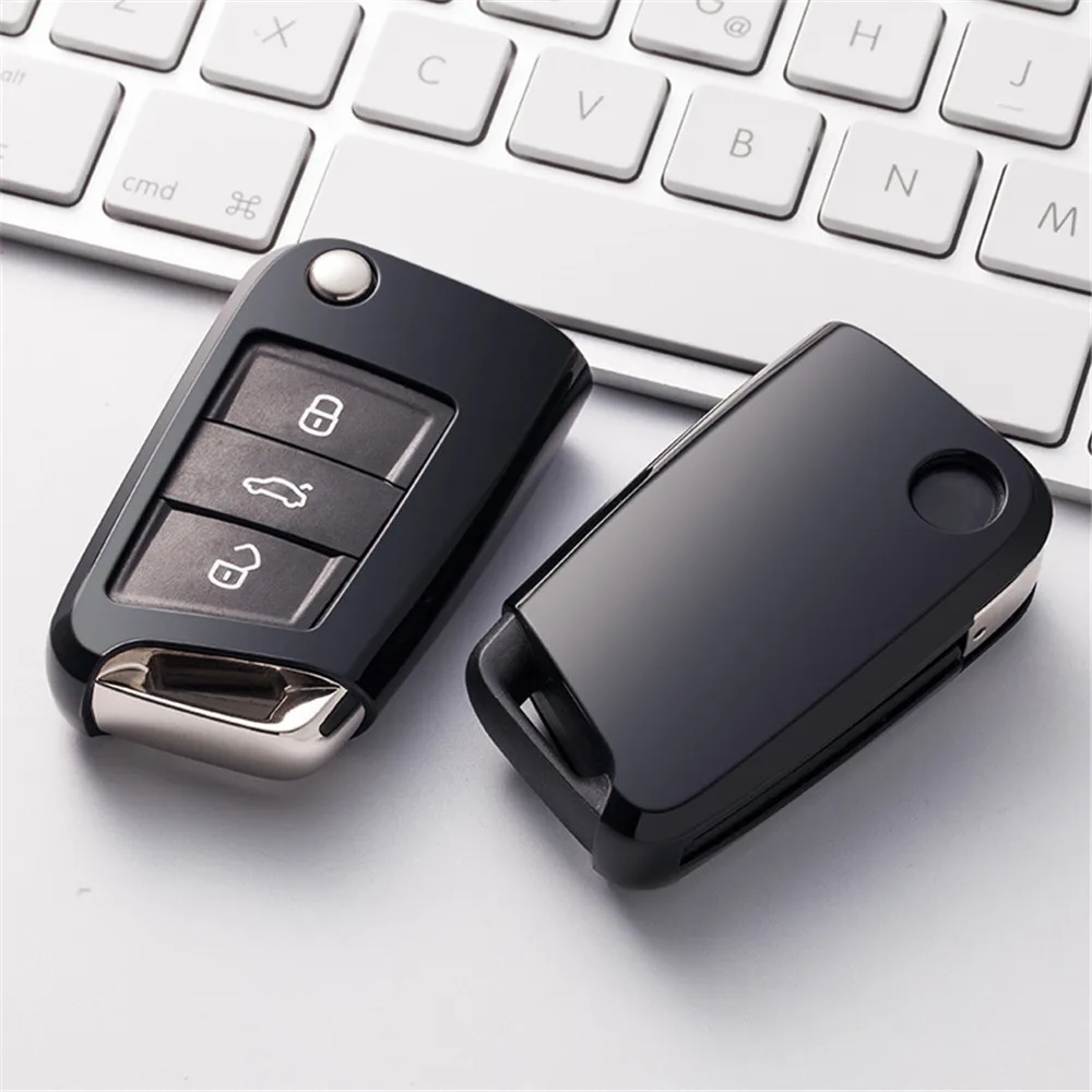 CHSKY TPU чехол для volkswagen vw Golf 7 6 5 golf mk7 mk6 автомобильного ключа автомобильные