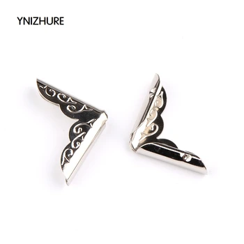 

50pcs 23mm Side angle notebook white book books corner dish pages of this book corner protection Corner album Hardware corners