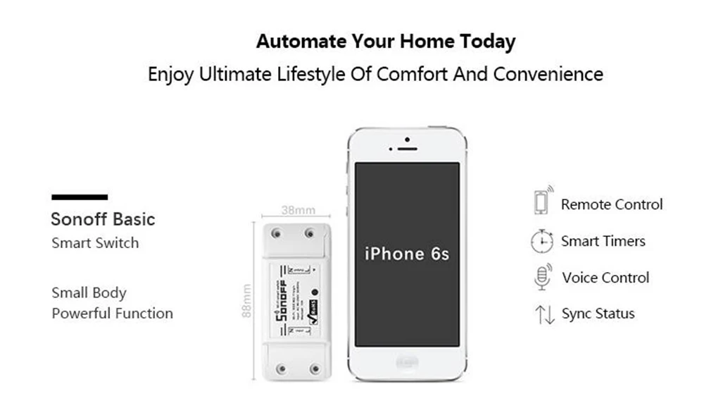 diy wifi interruptor temporizador controlado por ios android