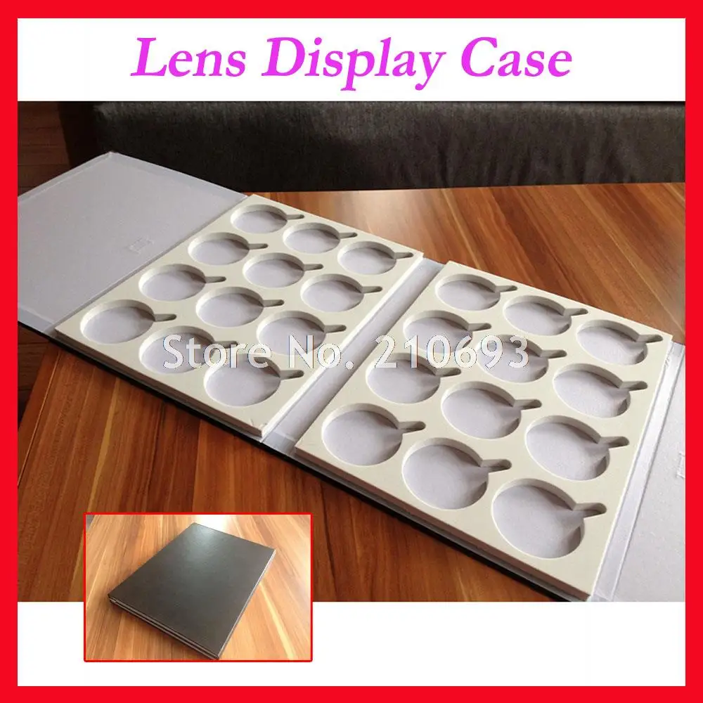 24l Optical Lenses Display Case Sample Box Hold 24pcs Of Lenses L24