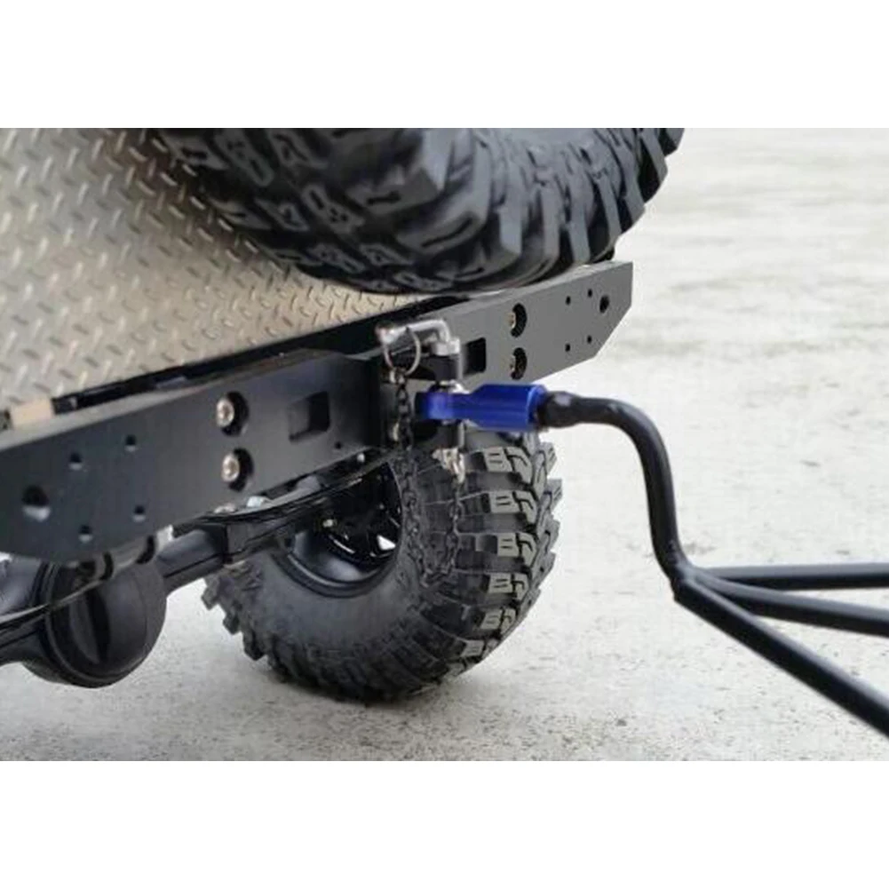 

1/10 Climbing Model RC Crawler Rescue Trailer Hook Set Rope Chain Tow Shackles Spare Simulation Car Accessories Metal Parts