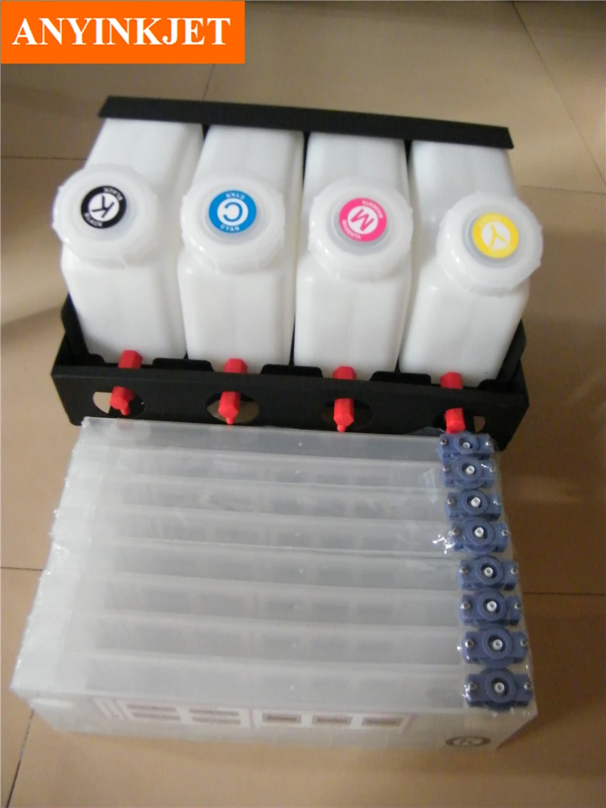 Double 4 color bulk ink system for Mimaki JV33 JV5 JV3 printer ( 4tanks