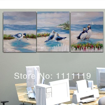 

Fashionable Original Handmade Bird Picture On Canvas Oil Painting For Living room Hotel Bedroom Dining room Kitchen Resturant