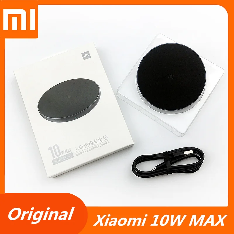 Xiaomi Qi Беспроводное зарядное устройство 10 Вт Max быстрое зарядное устройство type C кабель для передачи данных для iPhone X XR 8 samsung S9/s9+ S8 Note 9