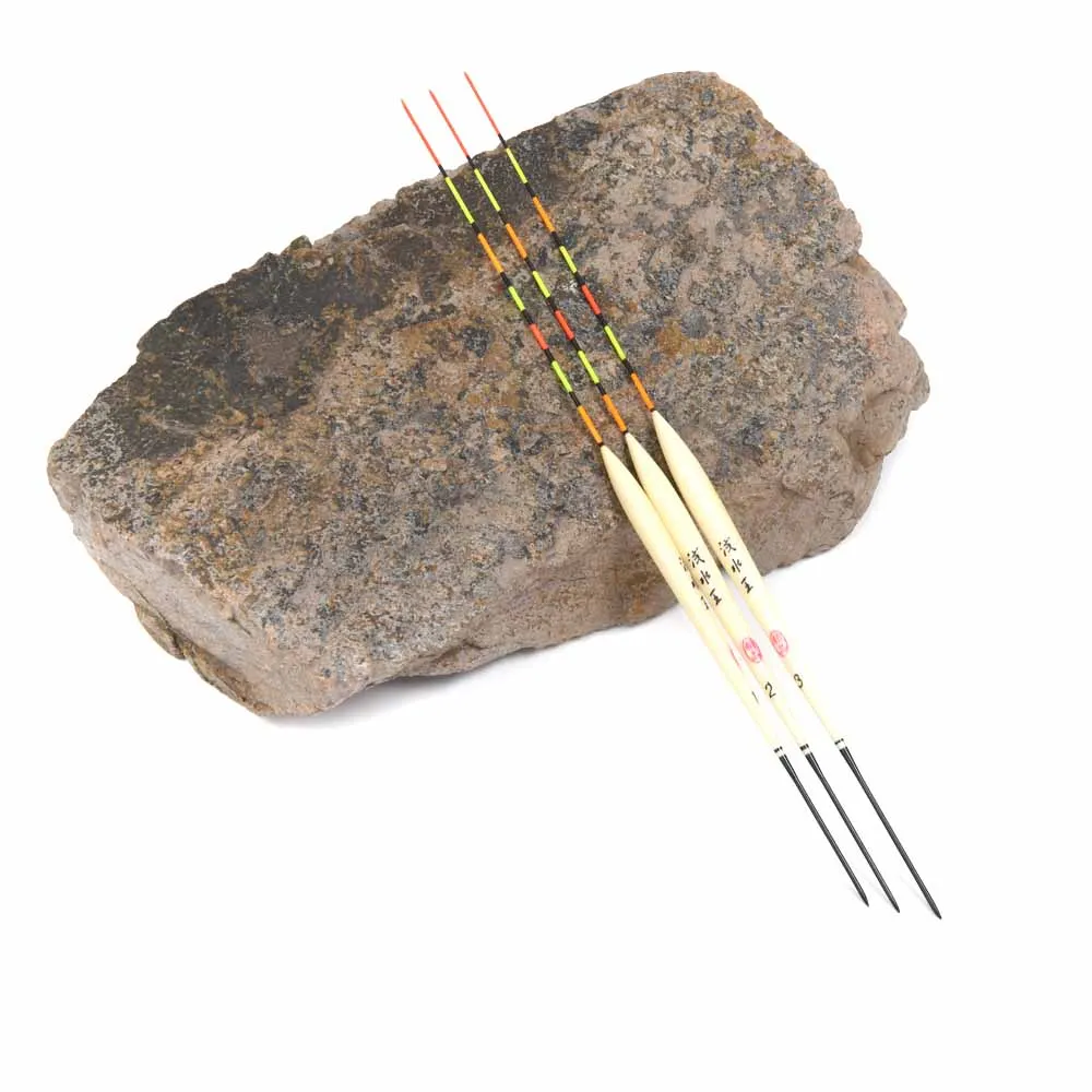 3 шт., вертикальный поплавок для ловли буя, набор деревянных поплавков, 22,5 см, 23 см, 23,5 см, 10 г, рыболовные снасти
