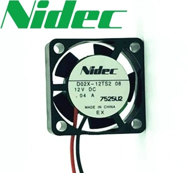 

1pcs D02X-12TS2 ultra quiet fan 2510 2.5CM 12V 0.04A small micro mini Cooling fan