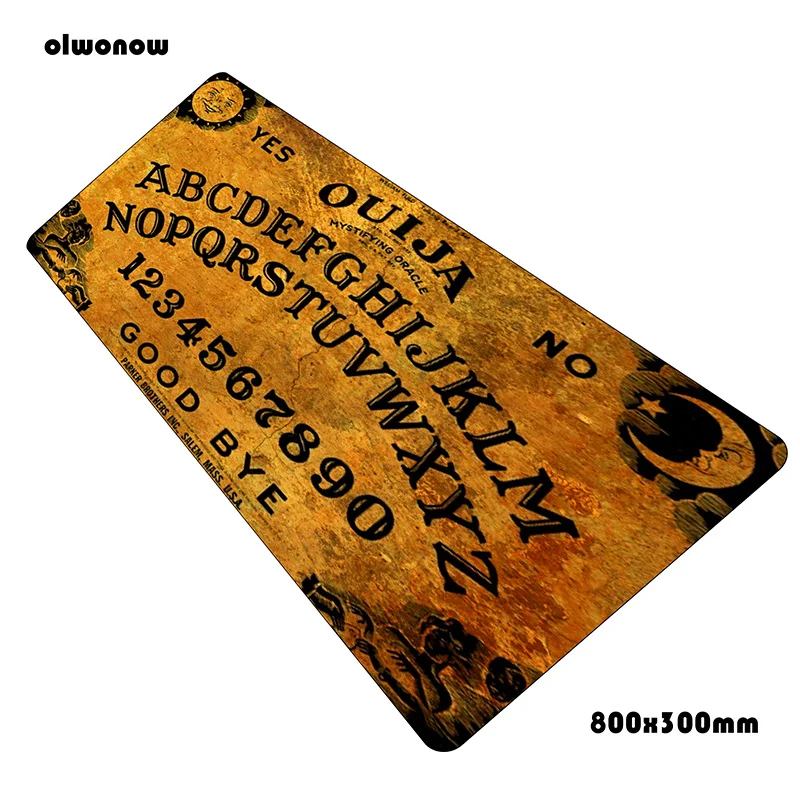 Ouija доска коврик для мыши 800x300x2 мм коврики S xl компьютер игровой интимные аксессуары гаджет игровые коврики и чехлы игр pc gamer