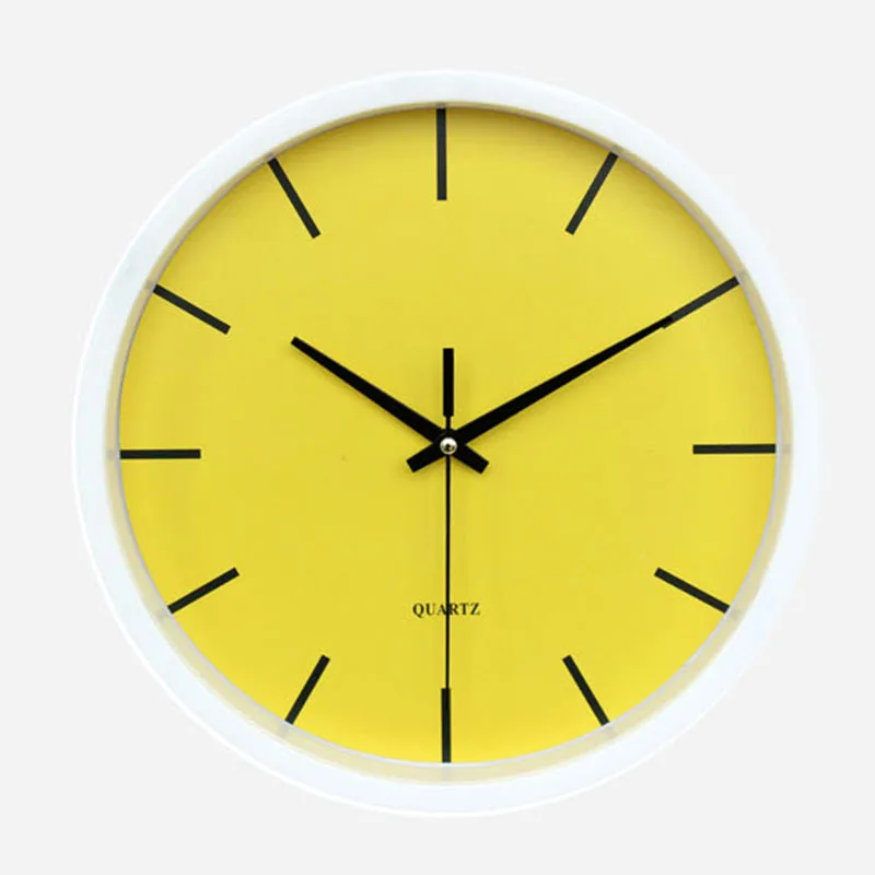 Креативные большие настенные часы с лимоном, простой современный дизайн, для гостиной, бесшумные, для украшения дома, настенные часы, для кухни,, желтый подарок