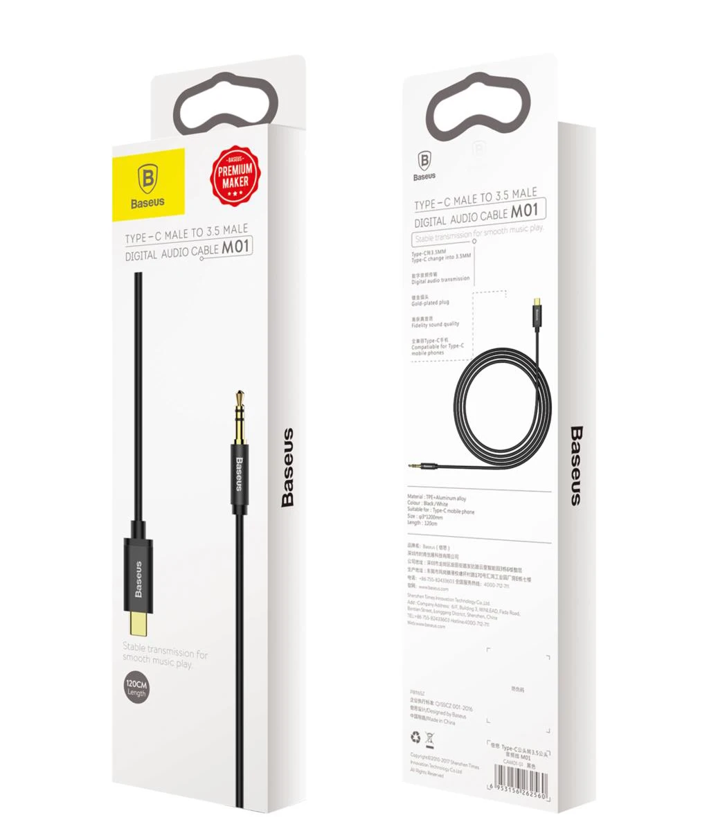 Baseus USB Type C vers 3.5mm Adapteur Audio Aux Jack-9