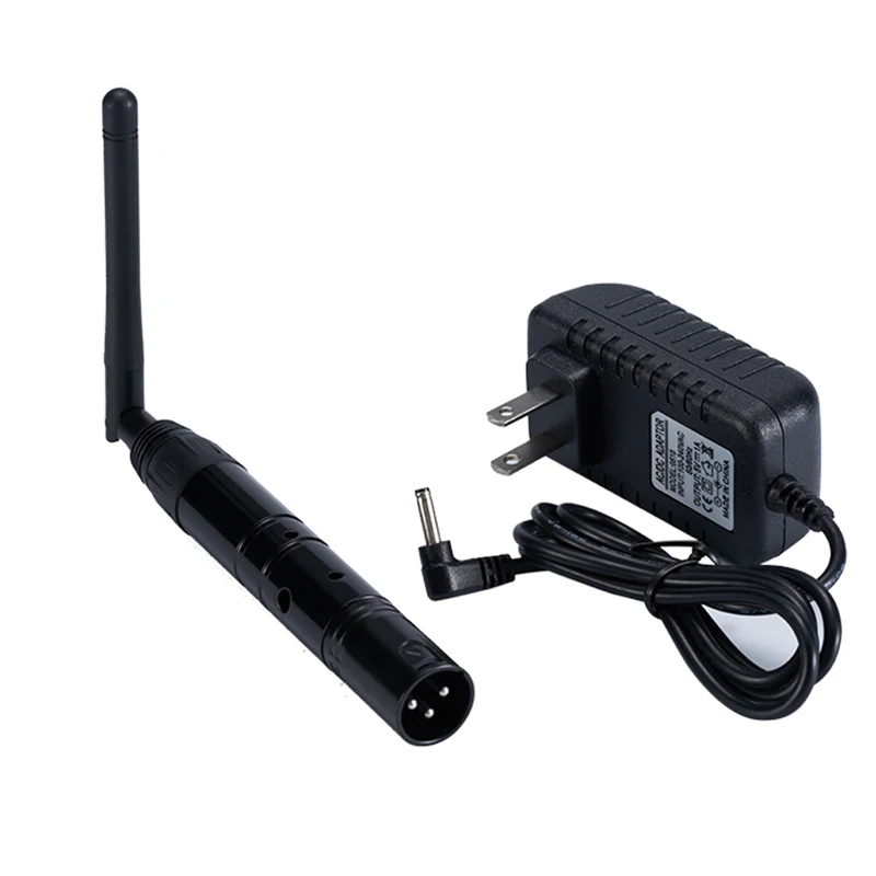 2.4G Ism Dmx 512 Wireless Male Xlr Transmitter Light Antenna